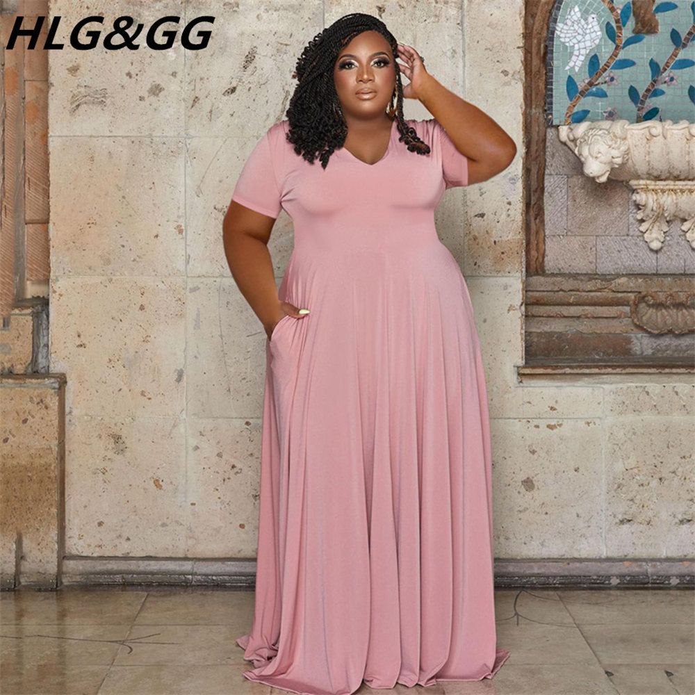A-Line Long Plus Size Dress Blake86 A-Line Long Plus Size Dress Blake86